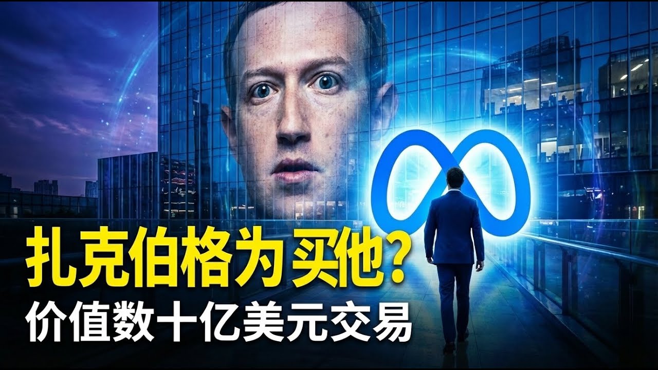 93年中国小伙变Meta副总裁！扎克伯格投数十亿，他凭什么是BTC Holder？ - YouTube