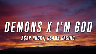 A$AP Rocky, Clams Casino - Demons X I’m God (TikTok Mashup) [Lyrics]