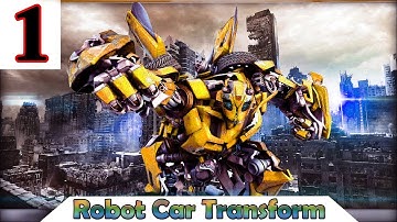 Bee Robot Car Transformation Game: Robot Car Games EP-1