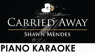 Shawn Mendes - Carried Away - Piano Karaoke Instrumental Cover with Lyrics