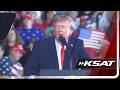 President Donald Trump speaks at rally in Corpus Christi, one week before Election Day
