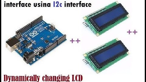 @How to connect multiple LCD 16X2 display using Arduino UNO and I2C interface adapter ?