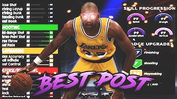 BEST POSTSCORER BUILD IN NBA 2K20‼️ GLITCHY PRIME KAREEM ABDUL-JABBAR BUILD♻️⚠️