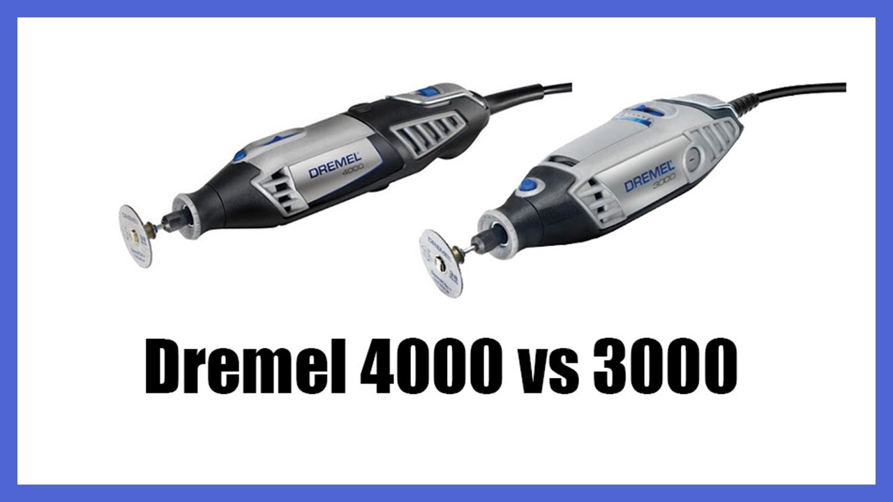 talent Metode foretrækkes Dremel 4000 vs Dremel 8220 - YouTube