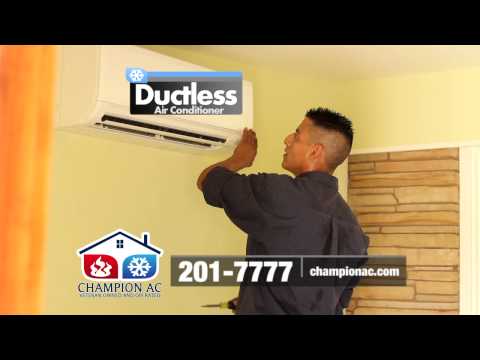 Champion AC Ductless AC Spot Fall 2013