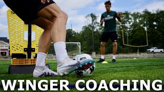 WINGER Movement Training Session | Coaching Tips For Wingers