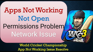 How to Fix World Cricket Championship App Not Working | Not Open