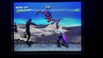 Mortal Kombat Trilogy (Nintendo 64) on CRT - Noob Saibot longplay walktrough- very hard