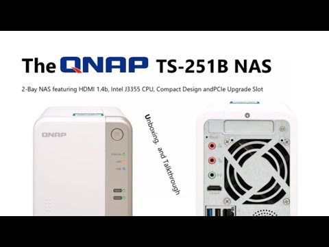 Unboxing the QNAP TS-251B 2-Bay NAS with HDMI, Intel CPU, PCIe and more