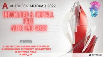 how to install auto cad 2022 easily