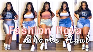 Summertime Fine Fashion Nova Curve Shorts Haul Nizzy Mac