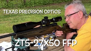 Texas Precision Optics ZT527x50 Sniper scope tested on my Marlin 2000L 22 target rifle