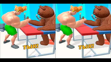 MUSCLE RUSH Game All Levels Gameplay Walkthrough Mobile Games Level 44-45