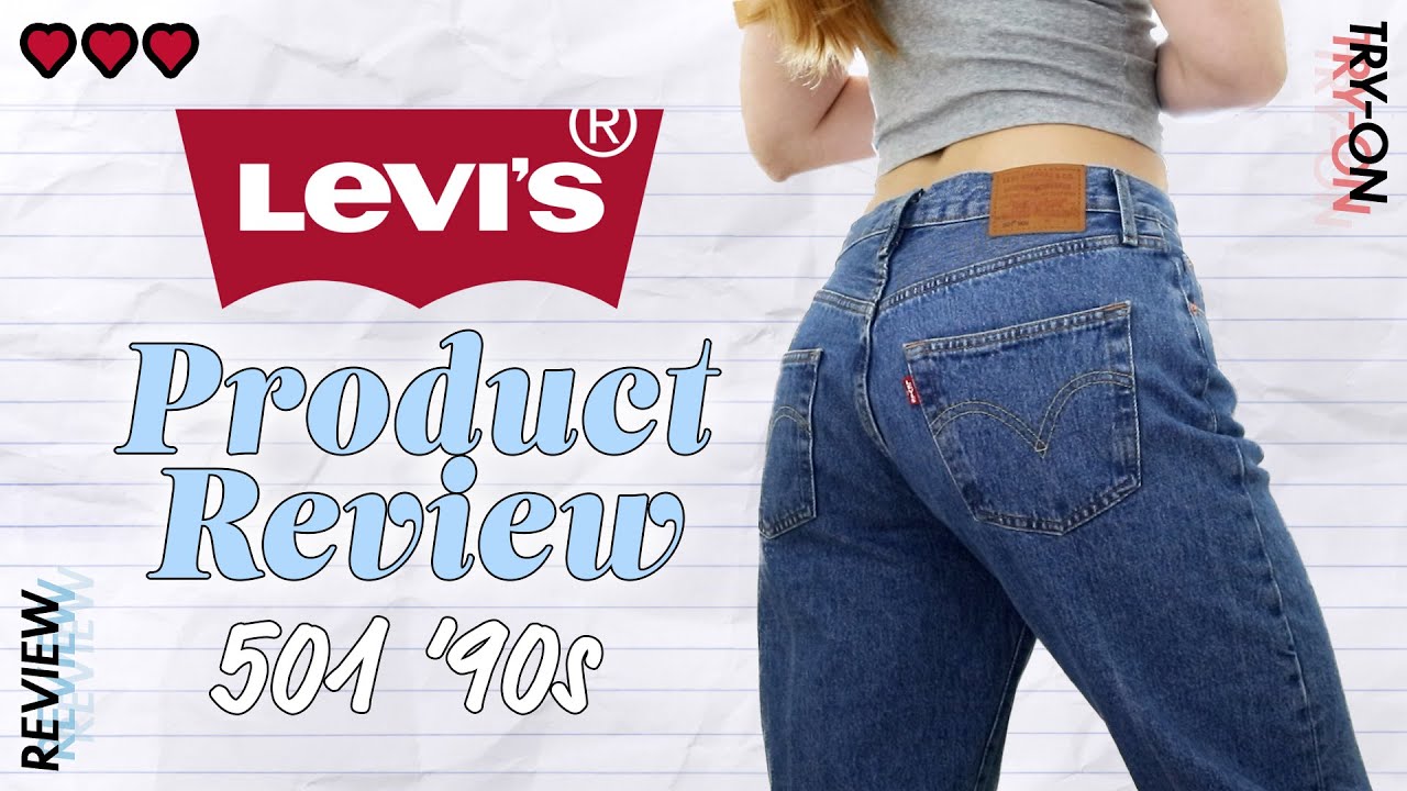 Levi's 501 ‘90s Jeans⏐Unboxing & Try-On - YouTube