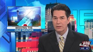 Video: Residents bundle up to weather San Antonio's cold snap