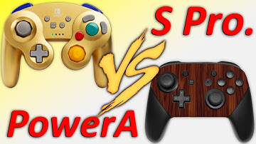 Power A Wireless Gamecube Controller vs Switch Pro. Controller [Review]