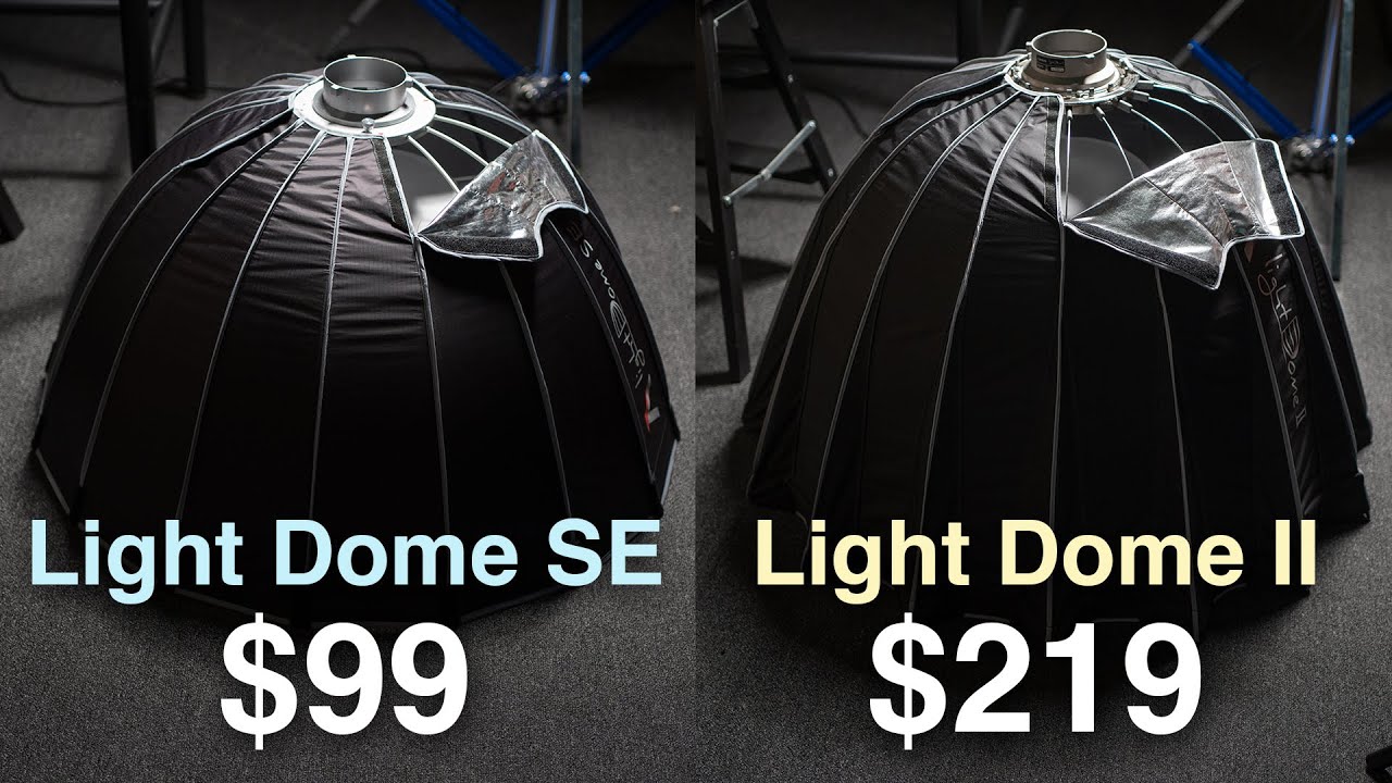 Aputure's $99 Light Dome SE $219 Light Dome II - Budget vs Premium - YouTube