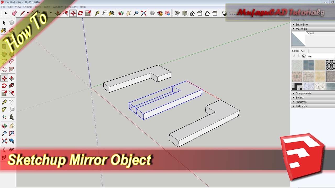 Sketchup How To Mirror Object