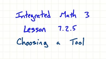 IM3 7.2.5 Choosing a Tool