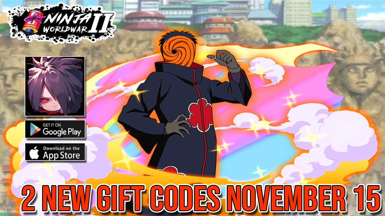 Ninja World War 2 | 2 New Gift Codes November 15 | Ninja World War II Codes