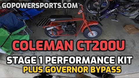Coleman CT200U | Stage 1 Performance Kit + Governor Bypass | POV Ride - Full Throttle Pulls