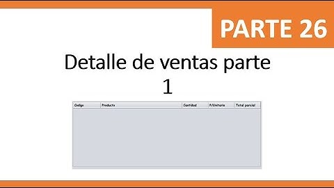 Sistema de reserva para restaurante en Java y MySQL Parte 26 - Formulario Detalle de venta