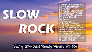 Guns N Roses | Metallica, Bon Jovi, Creed, Scorpions | Greatest Hits Slow Rock 90 - 2000's