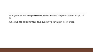 Ecce Romani 42 - Imperfect & Pluperfect Subjunctive Intro