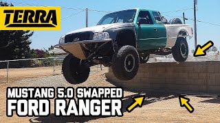 MUSTANG 5.0 Swapped FORD RANGER 4x4! | BUILT TO DESTROY