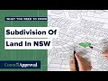 What You Need To Know About Subdivision Of Land In NSW