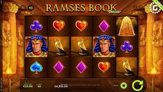Ramses Book Deluxe by Gamomat Slot Features | GamblerID screenshot 1