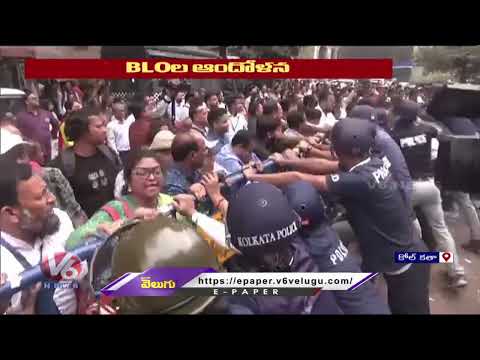 Kolkata Booth-Level Officers Protest Against SIR | V6 News - V6NEWSTELUGU
