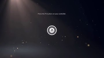 PlayStation 5 Boot Screen and User Interface Concept