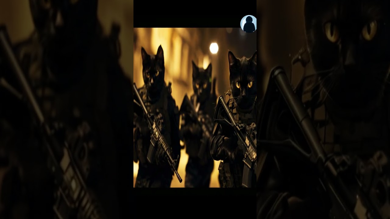 Warrior Cats Ready for Battle! 2nd 🐾🔥 #CatSoldiers #cat #dog