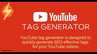 Youtube Tag Generator and optimizer -Free tage- Rapidtags| Tech Video | @Qaiser Info Tech screenshot 2