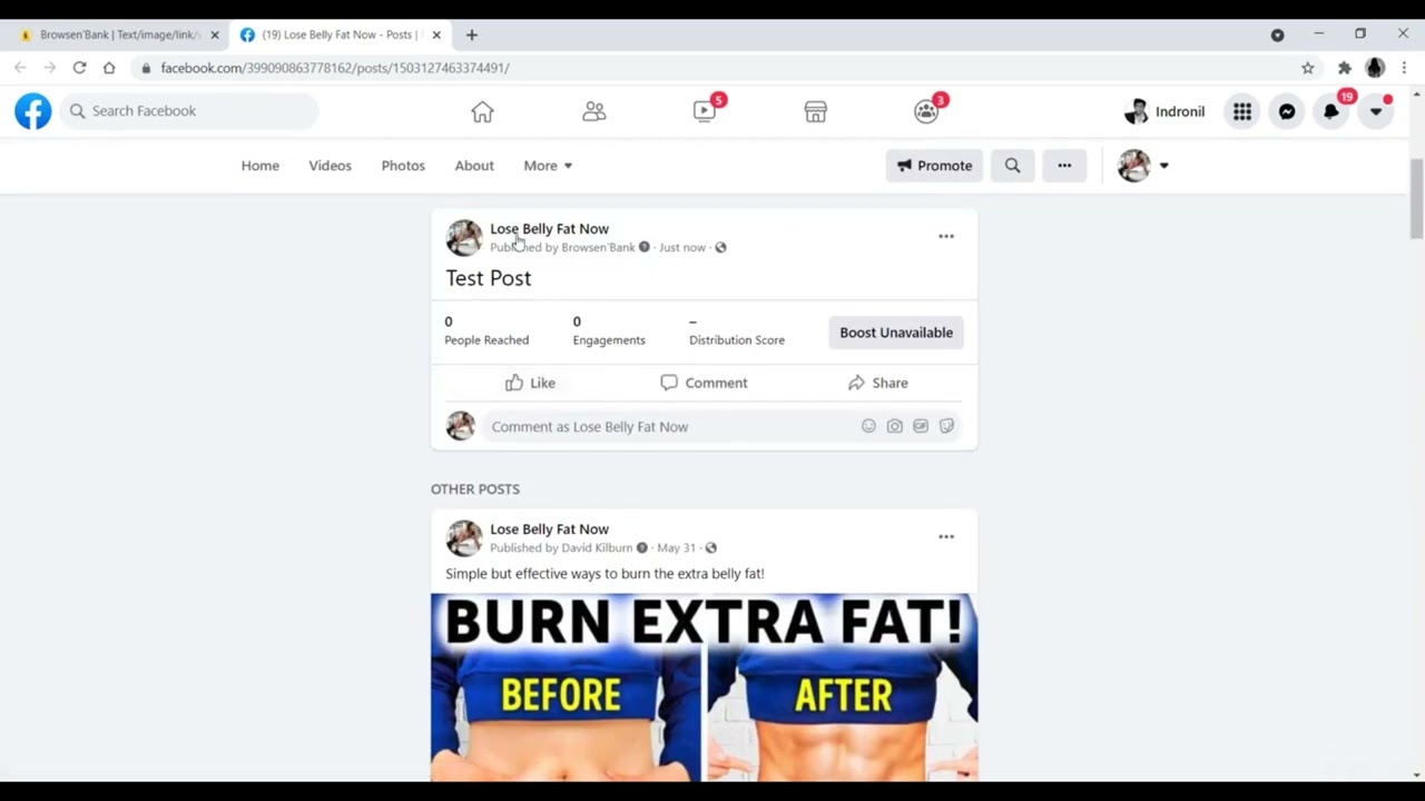 YouTube player