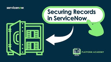 Platform Academy Session #28 - December 8th, 2022 - Securing Records in ServiceNow