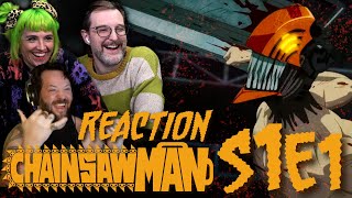 HALF-MAN, HALF-DOG, ALL CHAINSAW!!  // Chainsaw Man S1x1 Reaction!