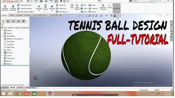 Tennis ball | Solidworks Design Hub