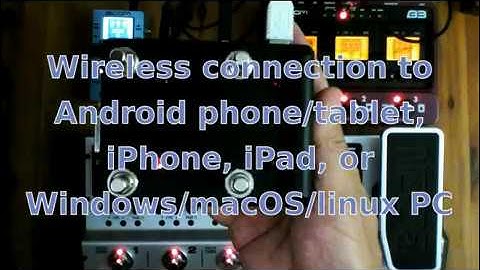 Zoom multi-Fx pedal USB MIDI controller (with interface to Android, iOS, PC)