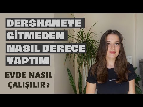 DERSHANEYE GİTMEDEN DERECE YAPMAK| Dershaneye Gitmeli Miyim?Evde nasıl çalışılır? #yks #dershane