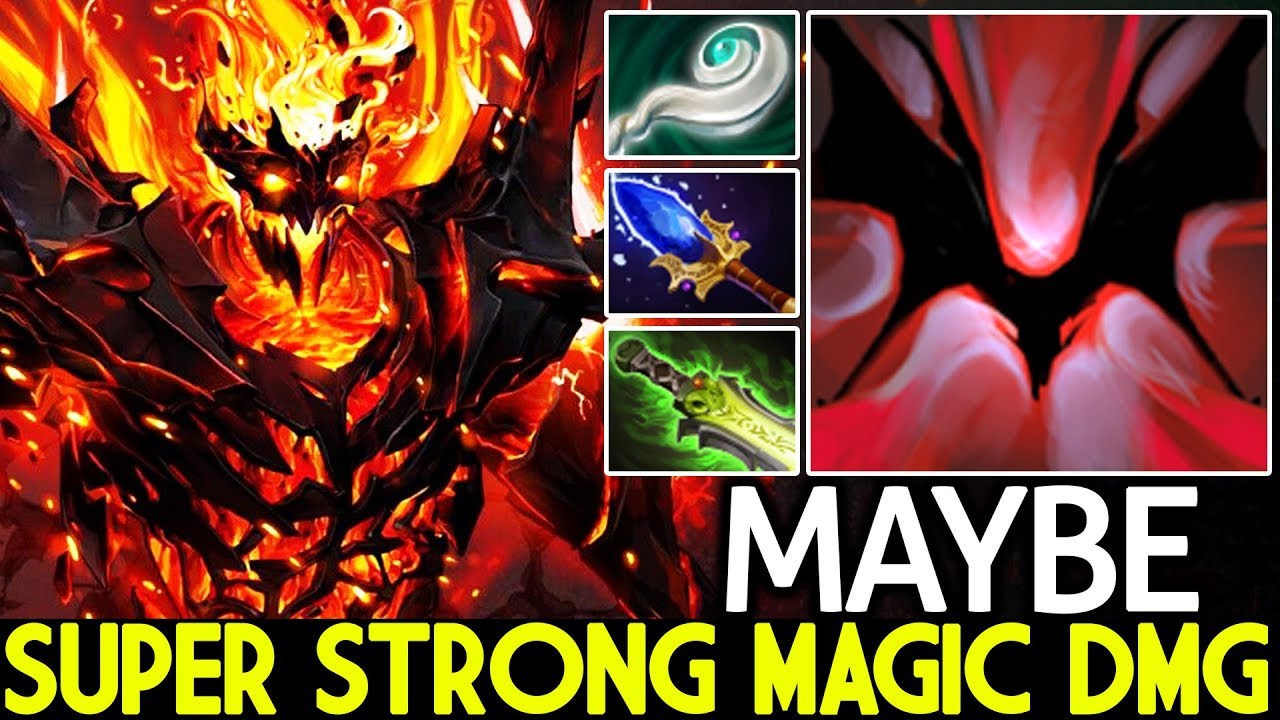 MAYBE [Shadow Fiend] Super Strong Magic Build is Nightmare Beautiful Plays 7.22 Dota 2 - YouTube