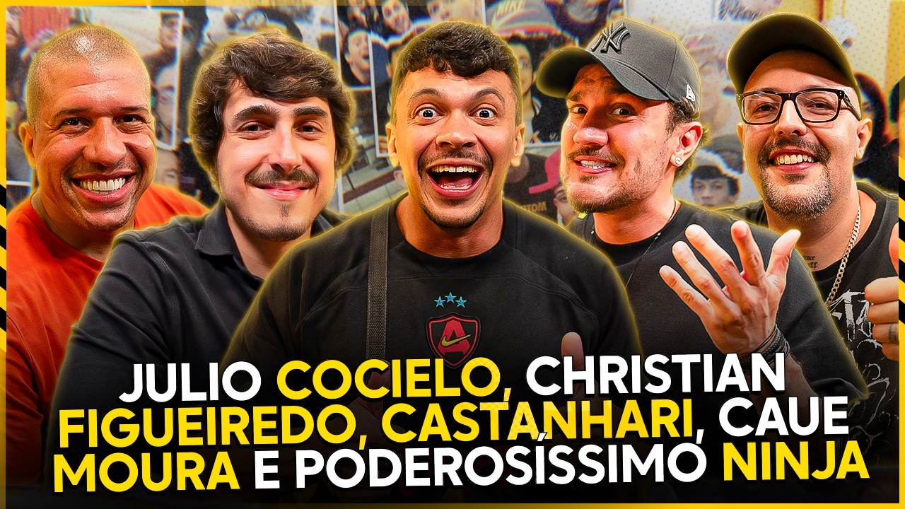 JULIO COCIELO, CHRISTIAN FIGUEIREDO, CASTANHARI, CAUE MOURA & PODEROSÍSSIMO NINJA - Podpah 