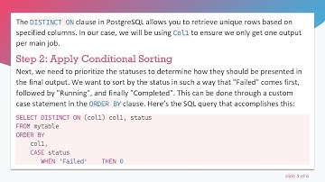 How to Combine Multiple Rows in PostgreSQL Based on Status Condition