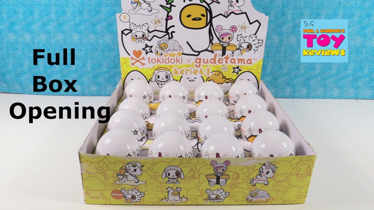 kawaii emoticons Tokidoki x Gudetama Series 1 Blind Bag Figure Unboxing Review | PSToyReviews