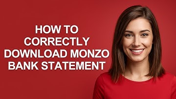 How To Correctly Download Monzo Bank Statement - AshleyHowTo