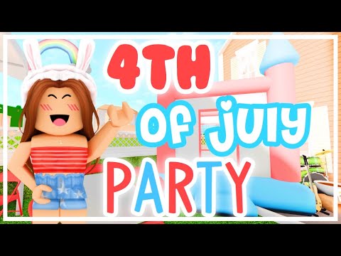 4th Of July Party W Fans Roblox Bloxburg Roleplay Youtube - happy 4th of julyindependence day and more roblox xd fitz