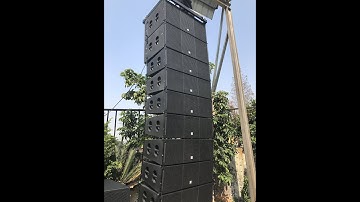 VT-322 3 way dual 12 inch line array speaker