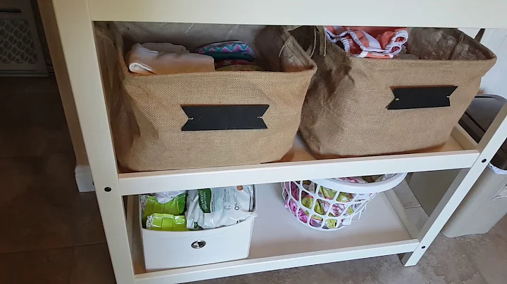 Easy Cloth Diaper Organization