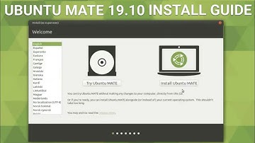 Ubuntu Mate 19.10 Installation Guide 2019